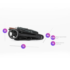 Прогулянкова коляска Baby Design Look G 2021 07 GRAY