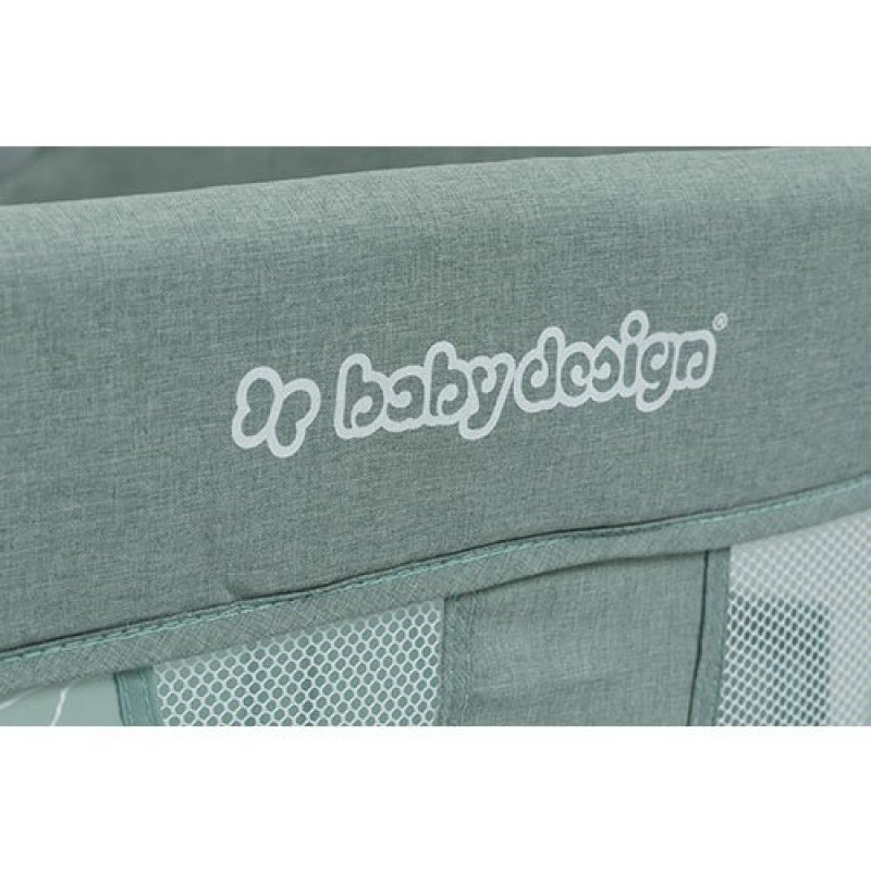 Ліжечко Baby Design Манеж SIMPLE 08 PINK