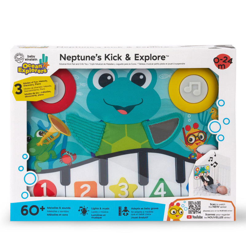 Музична іграшка на ліжечко Baby Einstein Neptunes Kick & Explore