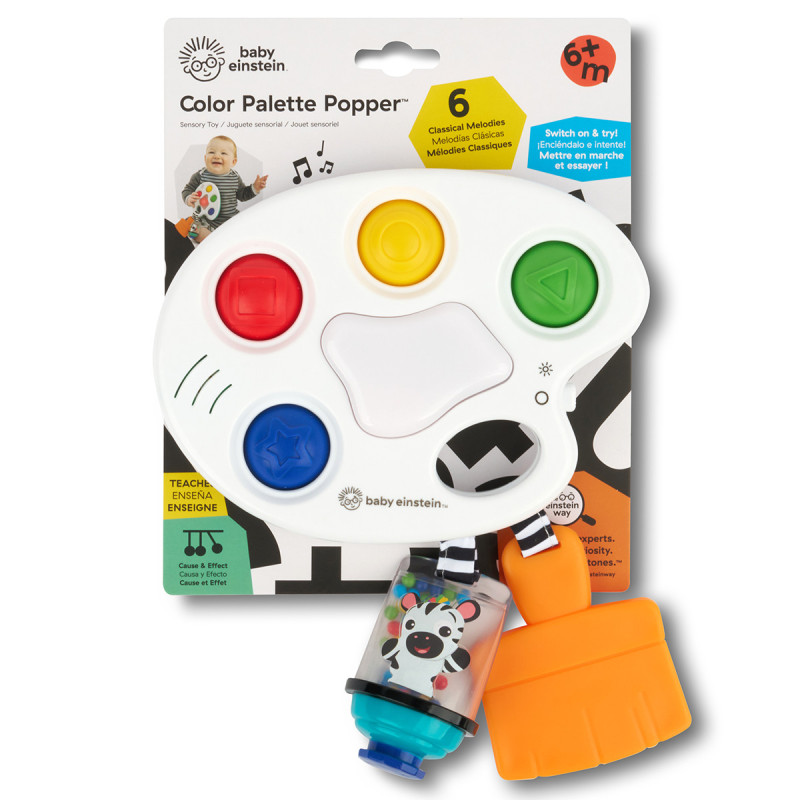 Музична розвиваюча іграшка Baby Einstein Color Palette Popper
