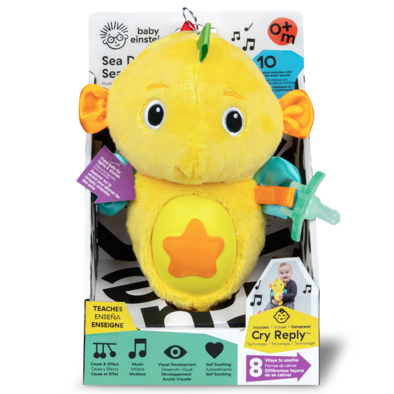 Мяка музична іграшка Baby Einstein Sea Dreams Seahorse Yellow