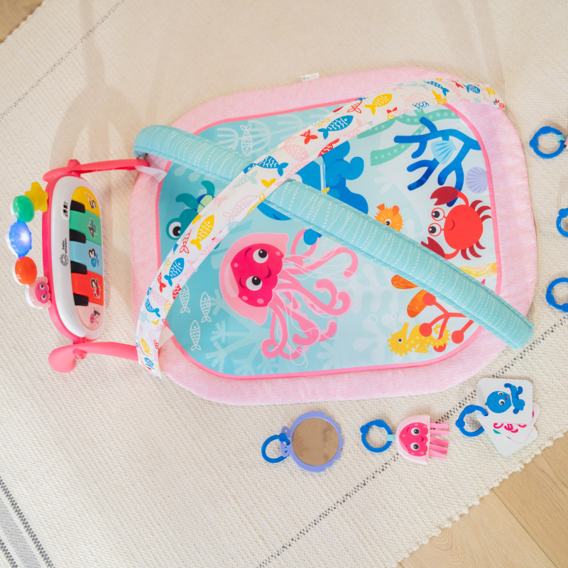 Розвиваючий килимок 4 в 1 Baby Einstein Kickin Tunes Jellyfish Jamboree