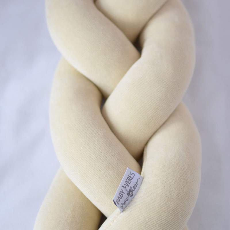 Бортик Baby Veres коса 120х15 см Beige