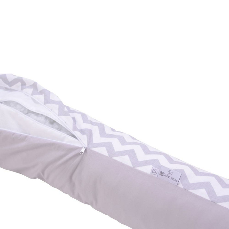 Подушка Baby Veres для годування Comfort Long 170х52 см zigzag gray