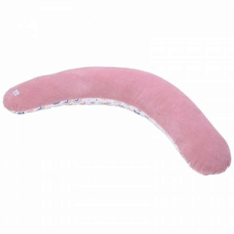 Подушка Baby Veres для годування Veres Comfort Dream Velour 170х75 см Rainbow