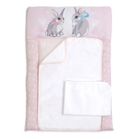 Сповивальний матрац Baby Veres сSummer Bunny, 50х70 см pink