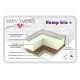 Матрац Baby Veres Hemp bio+ 120х60х12 см