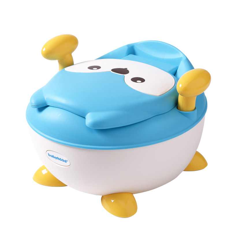 Горщик Babyhood Лисиця з поліуретановим кільцем блакитний