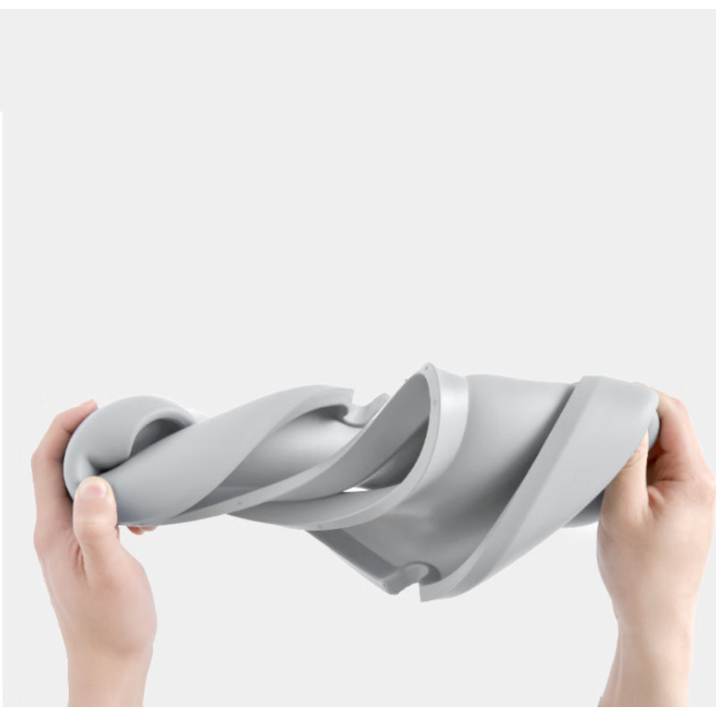 Накладка на унітаз Babyhood Динозаврик з поліуретановим кільцем сіра