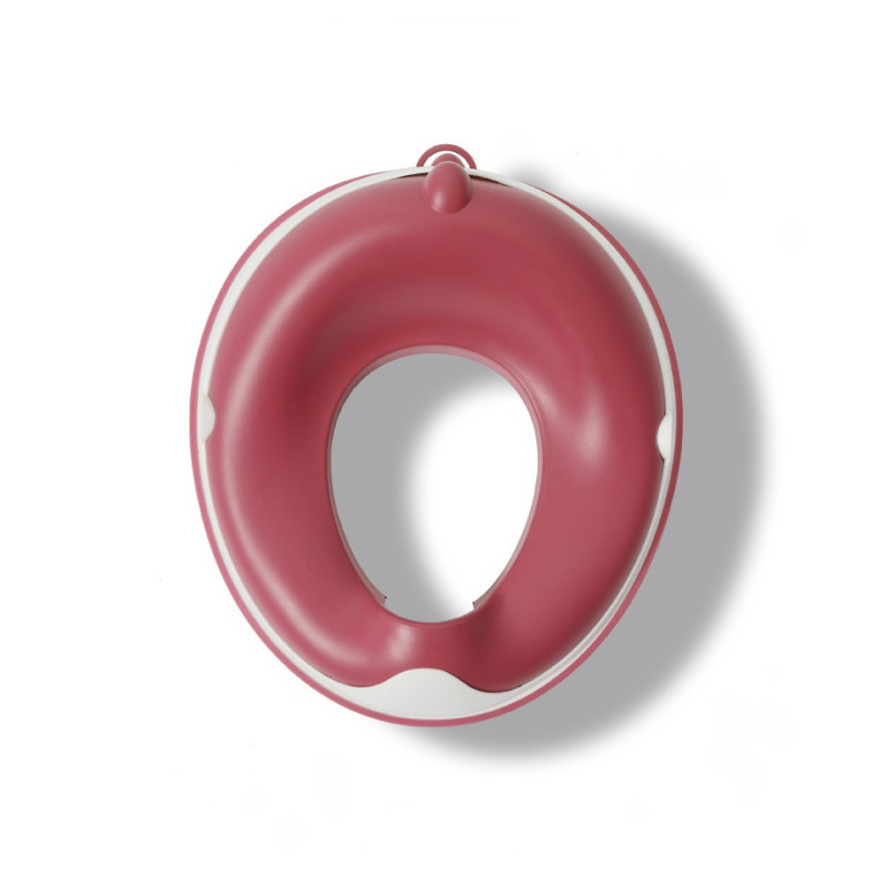 Накладка на унітаз Babyhood Динозаврик з поліуретановим кільцем рожева