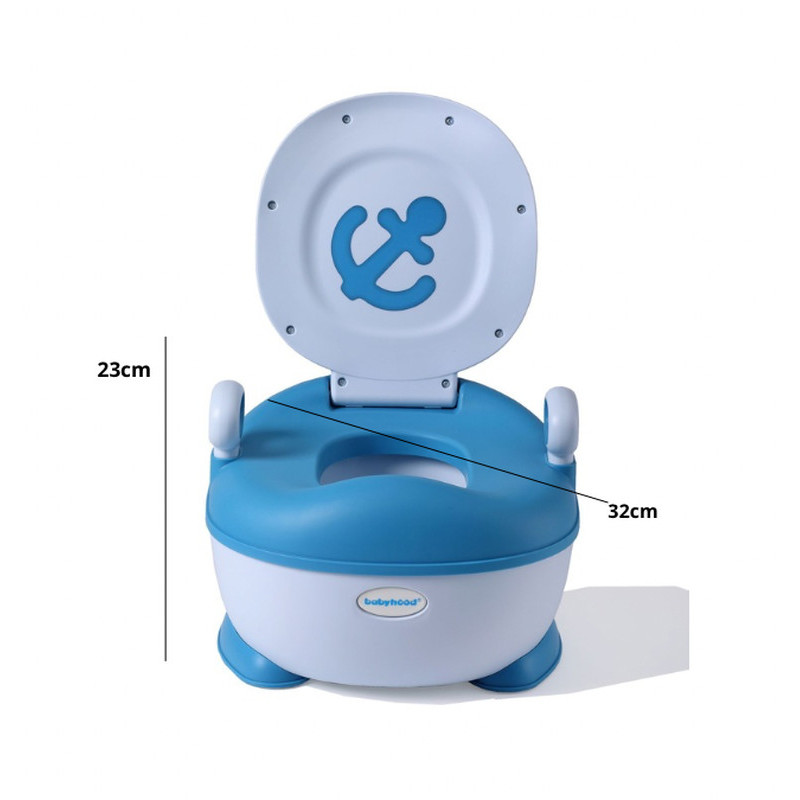 Горщик Babyhood Лу Лу блакитний