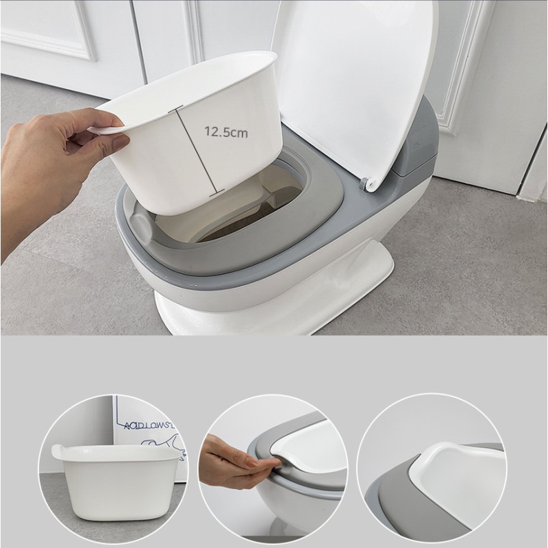 Горщик унітаз Babyhood сірий