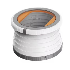 Дорожній складний горщик Babyhood телескопічний Тоті білий