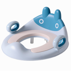 Накладка на унітаз Babyhood Зайчик блакитна