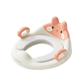 Накладна на унітаз Babyhood Зайчик світло рожева