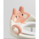 Накладна на унітаз Babyhood Зайчик світло рожева