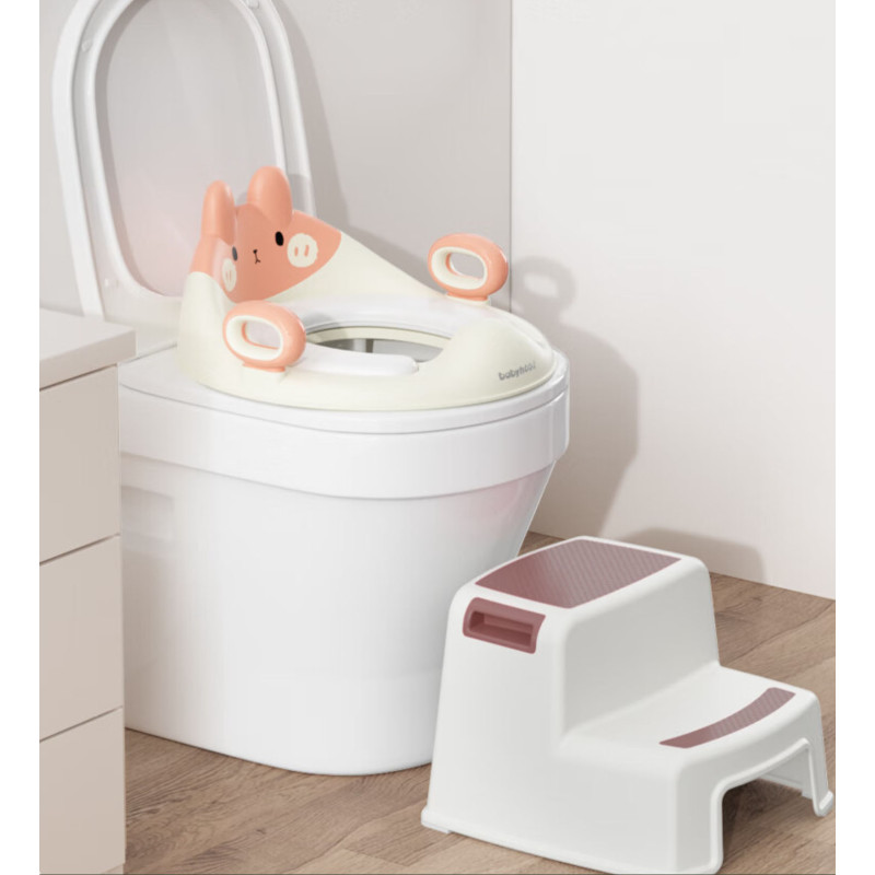 Накладна на унітаз Babyhood Зайчик світло рожева