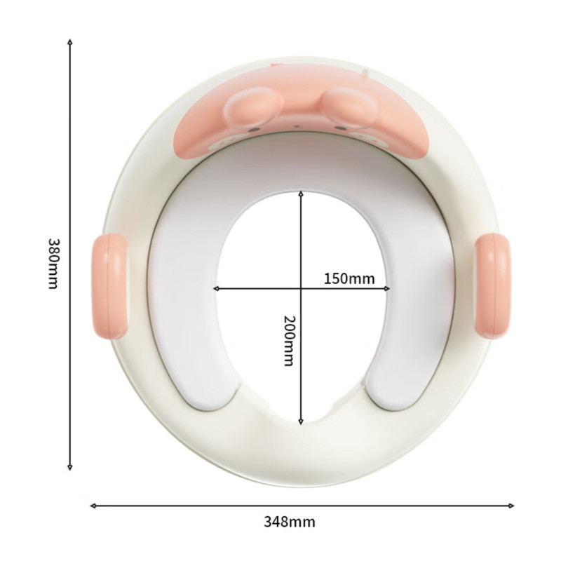 Накладна на унітаз Babyhood Зайчик світло рожева