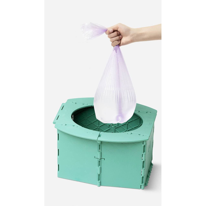 Складаний дорожний горщик Babyhood зелено жовтий BH-135GY