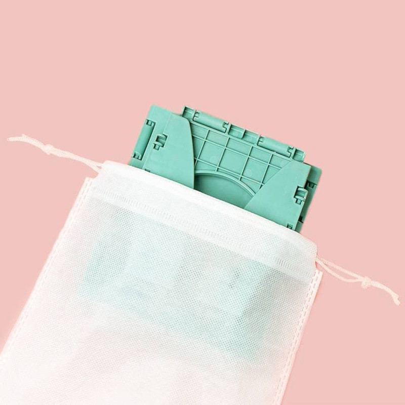 Складаний дорожний горщик Babyhood рожево зелений BH-135PG