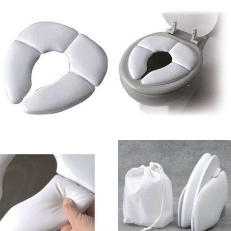 Складна дорожня накладка на унітаз Babyhood біла MOMMY'S HELPER