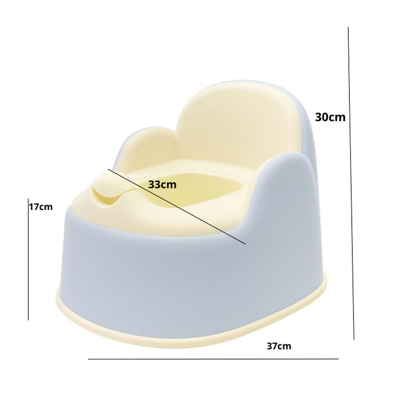 Горщик Babyhood Буба блакитний