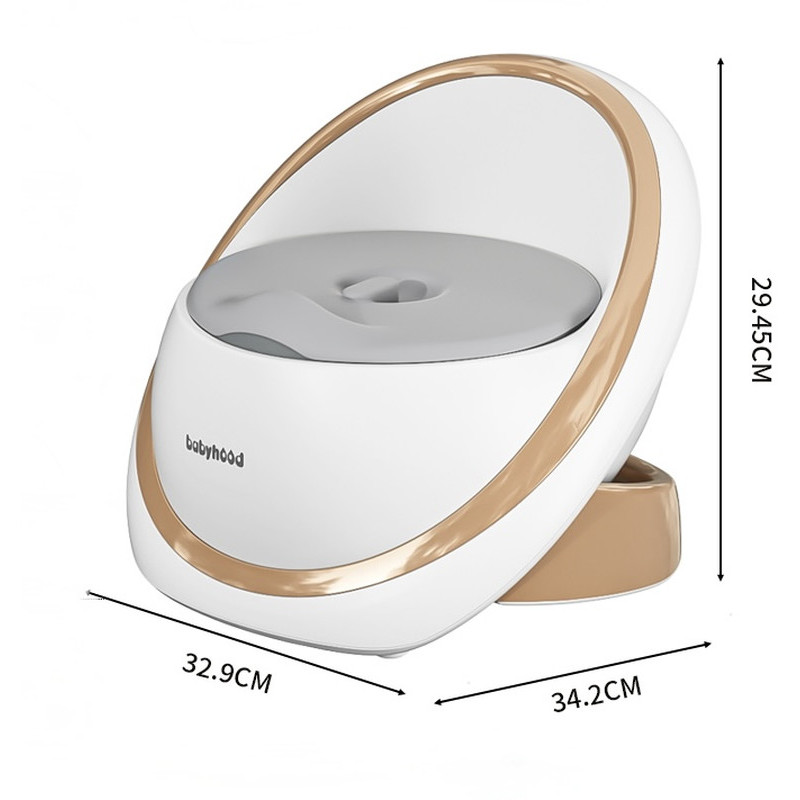 Горщик Babyhood Капсула сірий