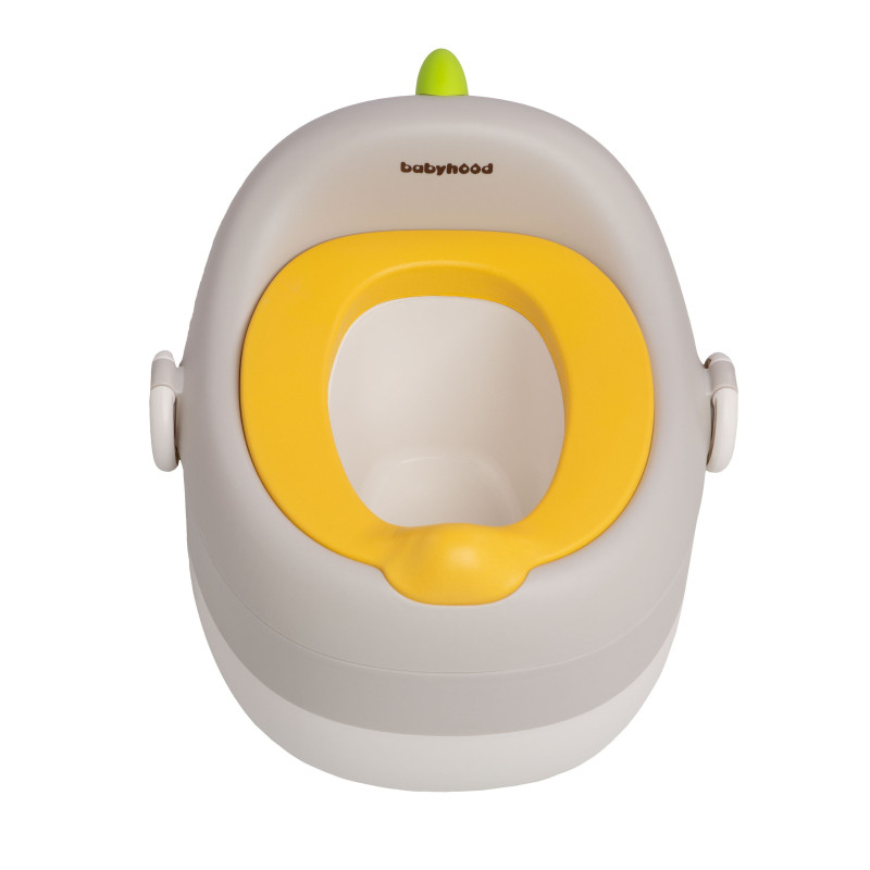 Горщик Babyhood Діно 3в1 сірий