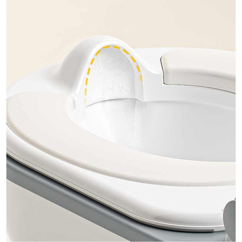 Горщик унітаз Babyhood сірий PVC