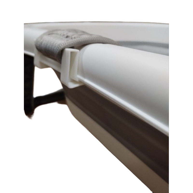 Гірка натяжна Babyhood у ванночку сіра