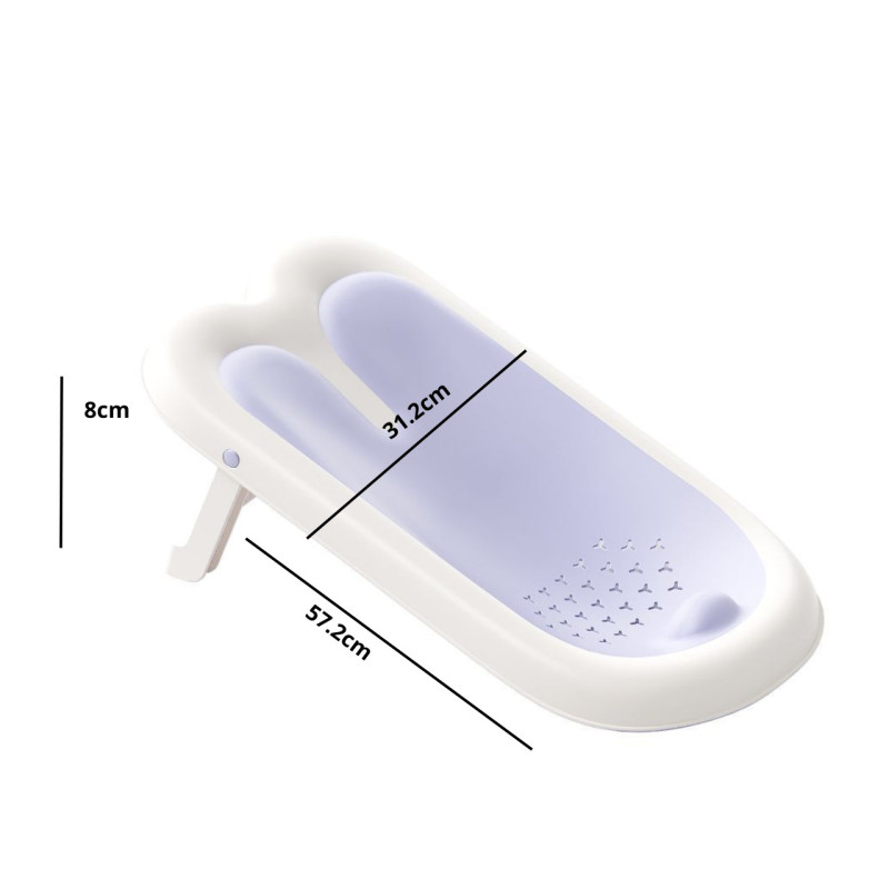 Гірка для купання Babyhood Зайчик фіолетова