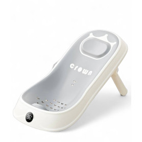 Гірка для купання Babyhood Корона з термометром сіра BH-221Tr