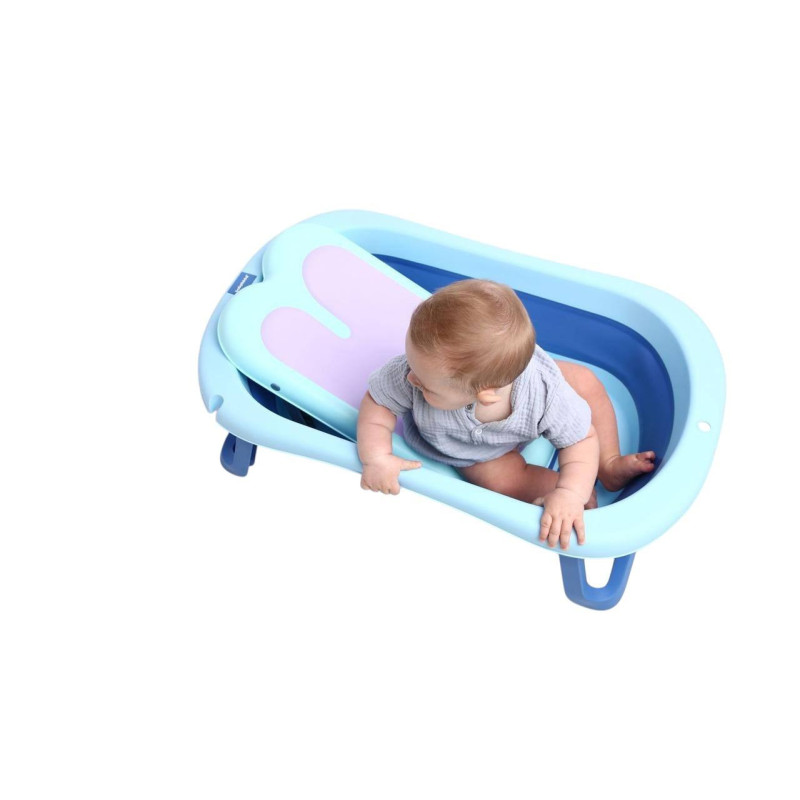 Ванночка складна Babyhood Комфорт синя