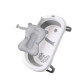 Ванна дитяча Babyhood складана Комфорт сіра та гіркою Сірою BH-326G Gr