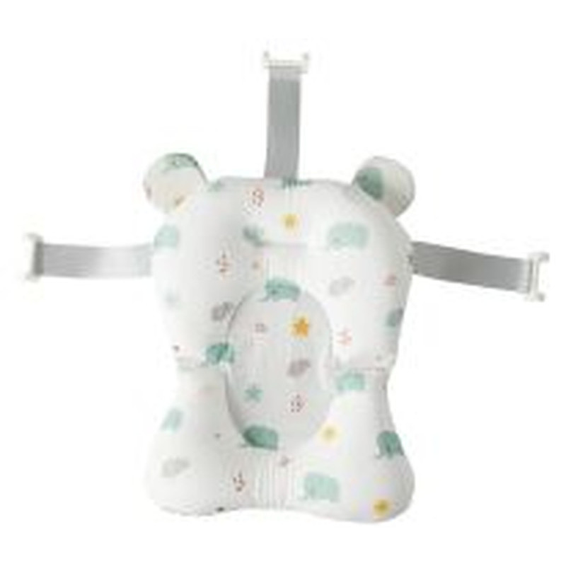Ванна дитяча Babyhood складана Комфорт сіра та гіркою Зорепад BabyhoodBH-326G W