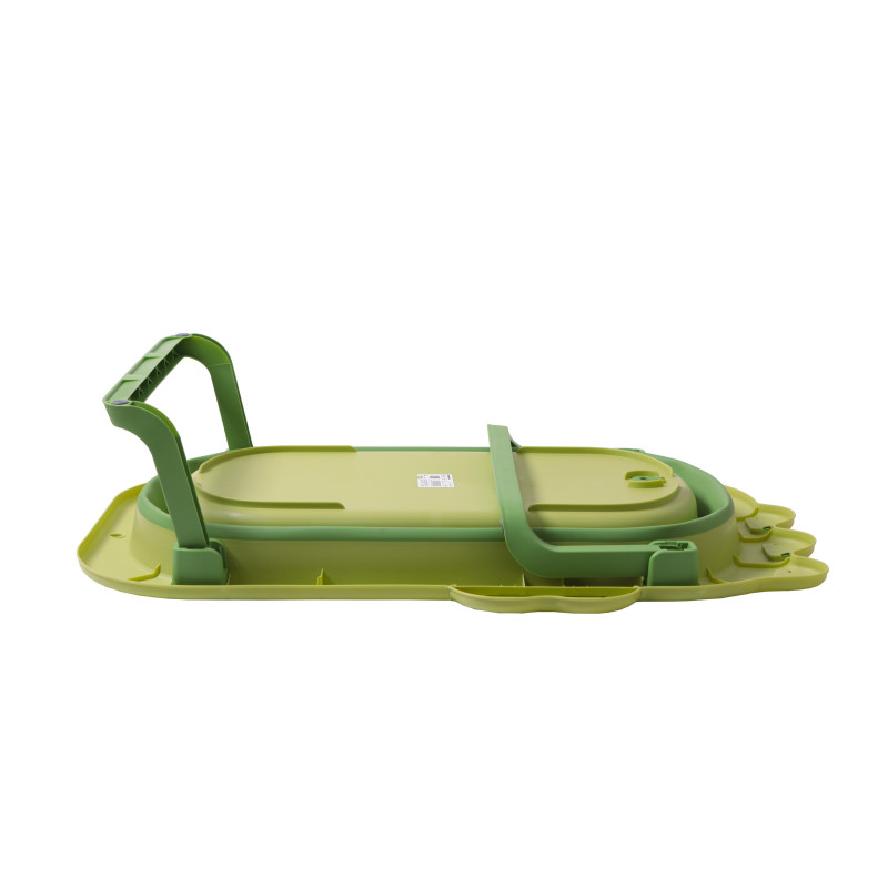 Ванночка складна Babyhood Крокодил зелена