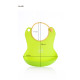 Силіконовий фартух для годування Babyhood зелений