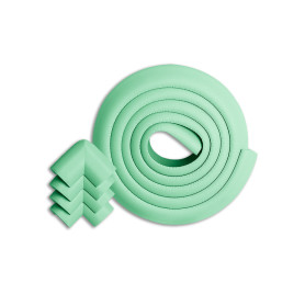 Набір захисні куточки Babyhood 4 шт. і захисна стрічка 2 м салатовий BH-603B