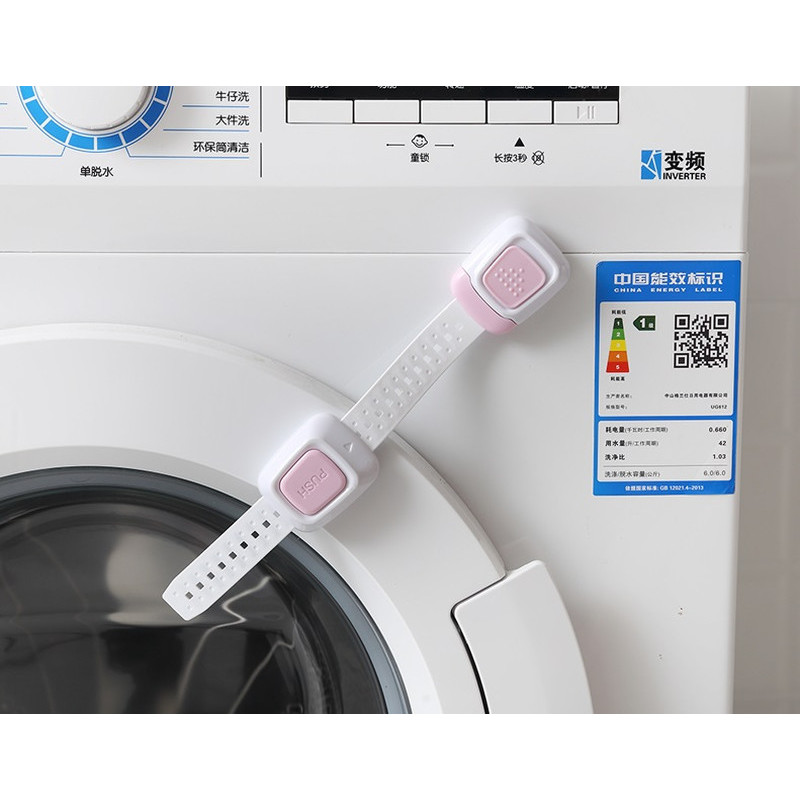 Набір універсальних замків Babyhood 24 2 см сірий 3 шт