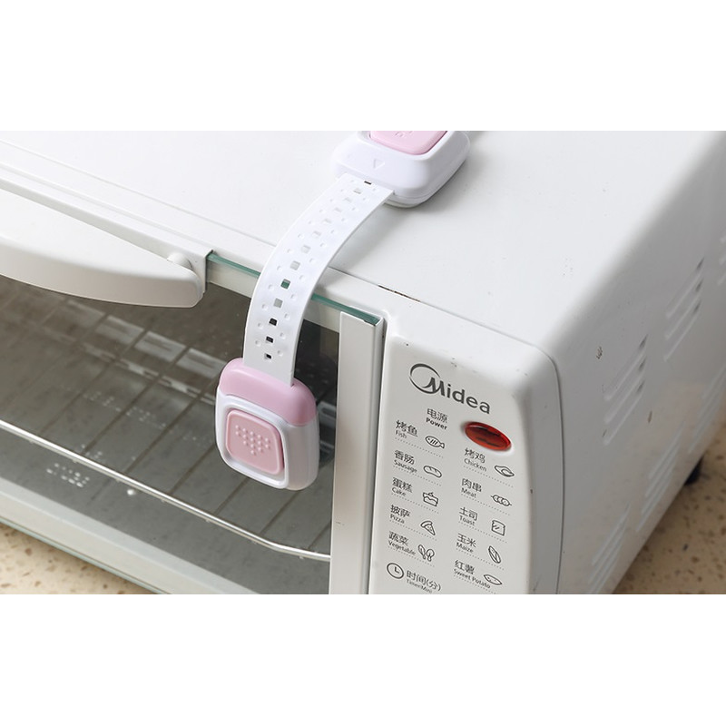 Набір універсальних замків Babyhood 24 2 см сірий 3 шт