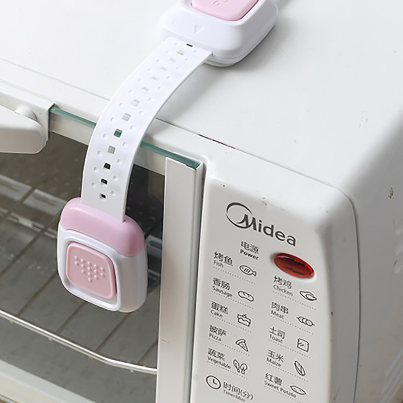 Набір універсальних замків Babyhood 24 2 см рожевий