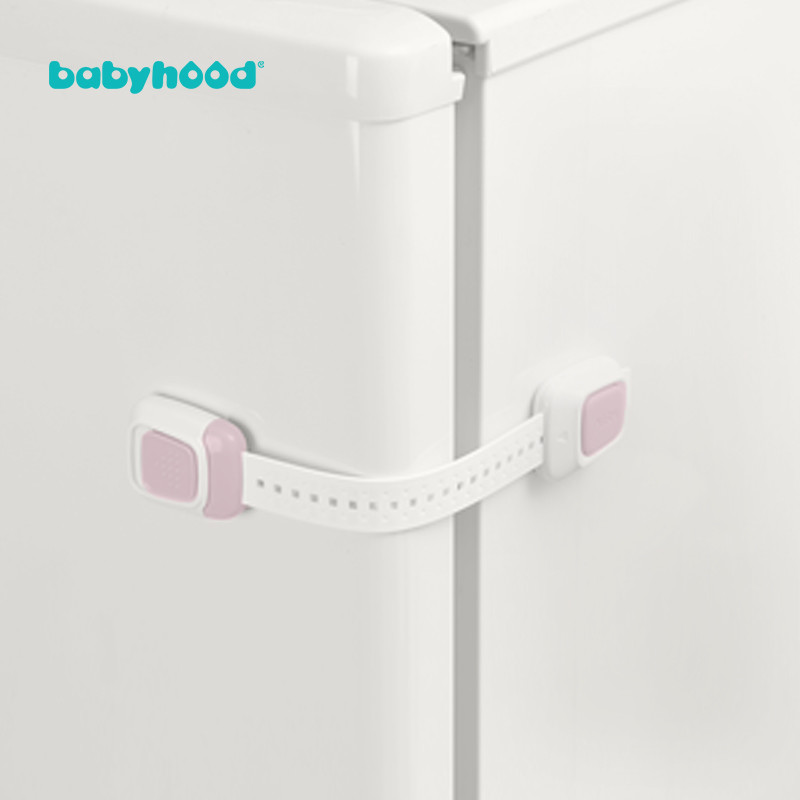 Набір універсальних замків Babyhood 24 2 см рожевий