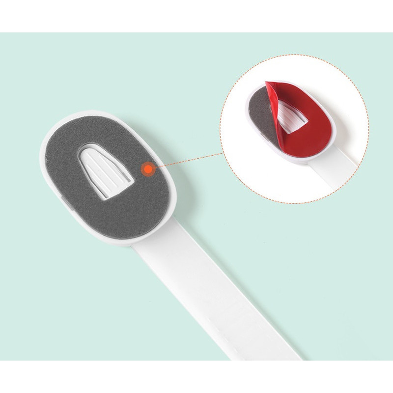 Набір універсальних замків Babyhood 22 см сірий 3 шт