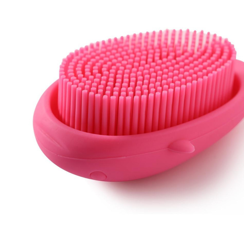 Силіконова губка Babyhood Кит рожева