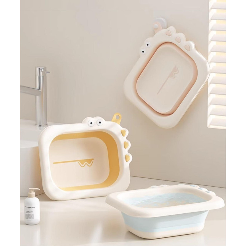 Тазик Babyhood Крокодил світло жовтий