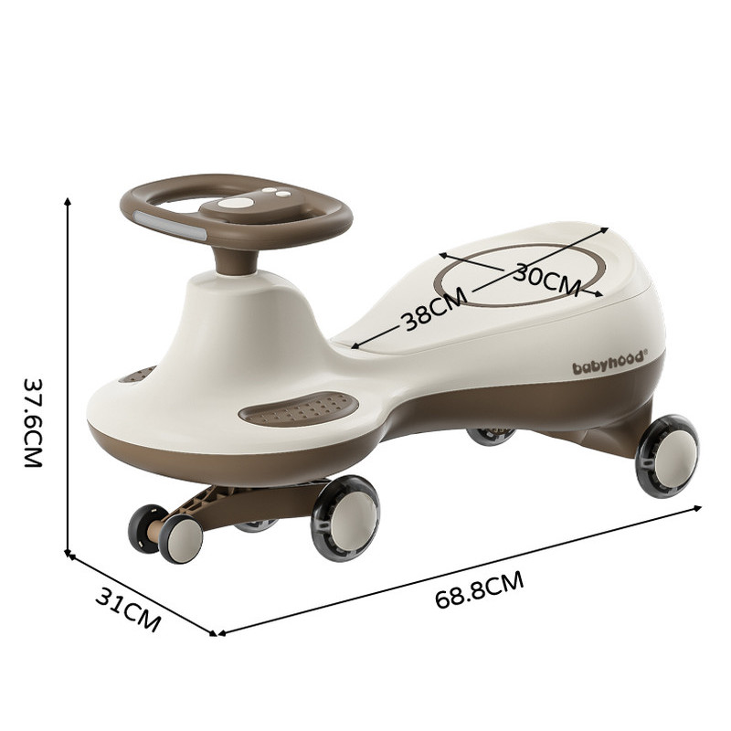 Бібікар Babyhood машинка інерційна кава