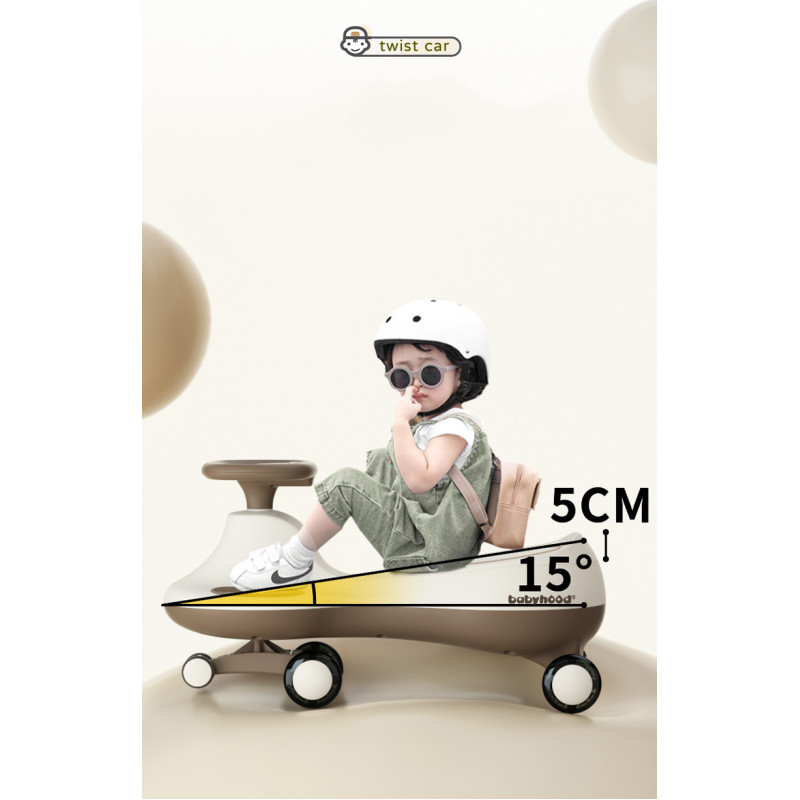 Бібікар Babyhood машинка інерційна сіра