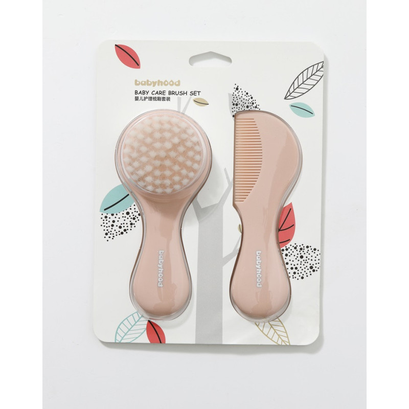 Набір гребінців Babyhood 2 шт рожевий