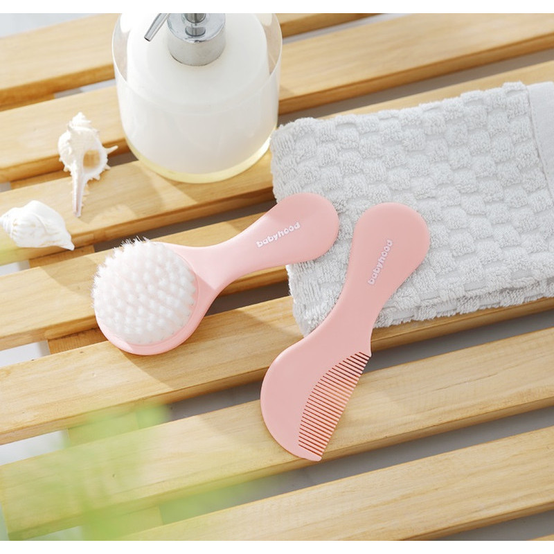Набір гребінців Babyhood 2 шт рожевий