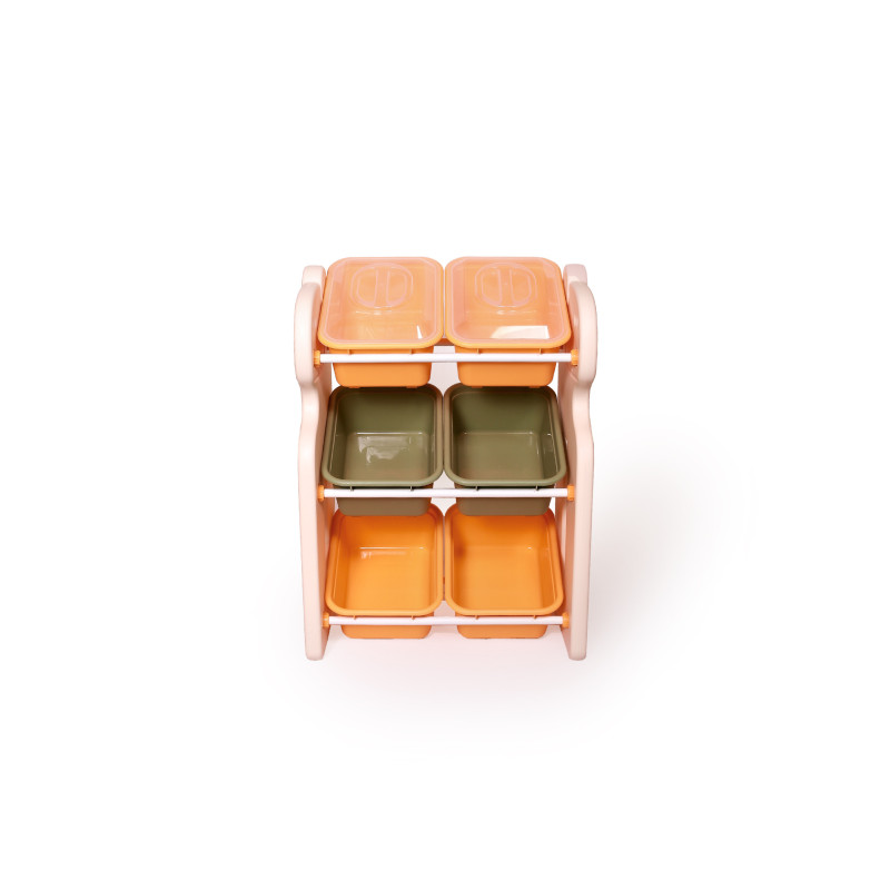 Органайзер для дитячих іграшок Babyhood Дінозавр 2 секції